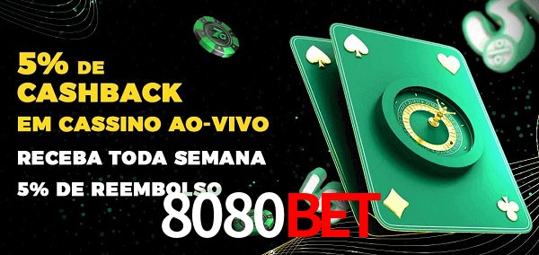 Promoções do cassino ao Vivo 8080bet