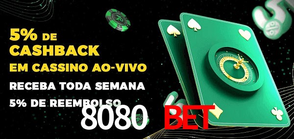 Promoções do cassino ao Vivo 8080 bet
